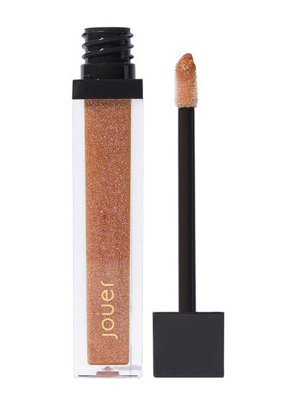 

Jouer Cosmetics Long-Wear Lip Topper, Rose Gold, Brown