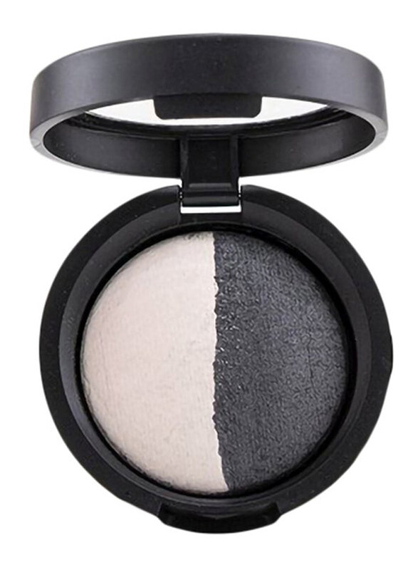 

Laura Geller Baked Color Intense Shadow Duo, Marble/Midnight, Multicolour