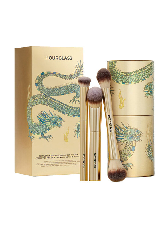 

Hourglass Complexion Essentials Brush Set, Dragon, Gold