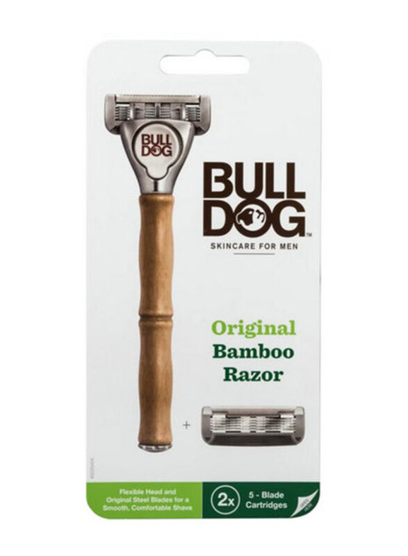 

Bulldog Original Bamboo Razor with 4 Refills, 1 Piece
