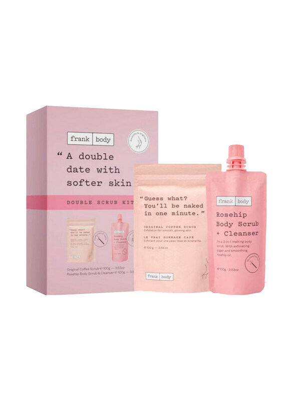 

Frank Body Double Scrub Kit, 2 Piece