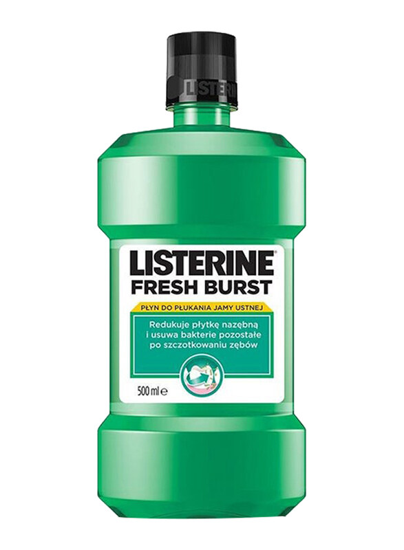 

Listerine Fresh Green Burst Mouthwash, 500ml