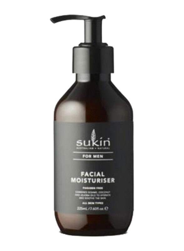 

Sukin Facial Moisturiser Men Face Cream, 225ml