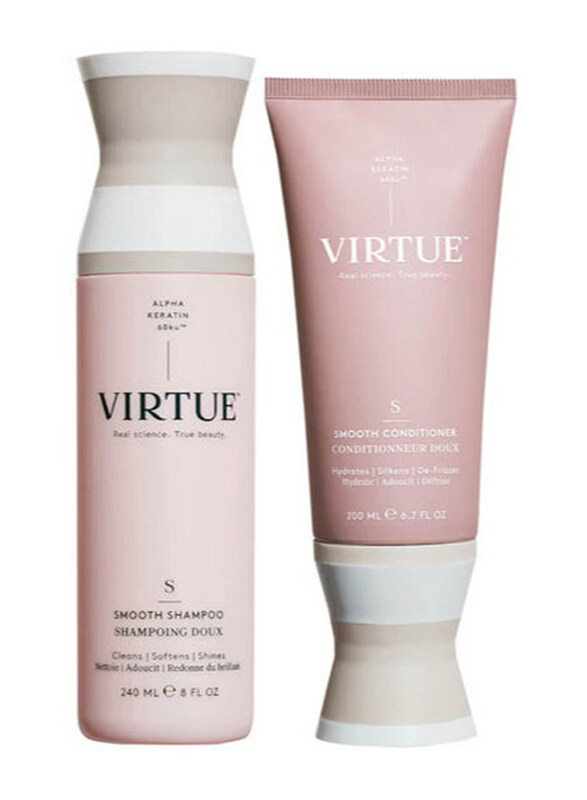

Virtue Smooth Shampoo and Conditioner Bundle for All Hair Type, 2 Pieces