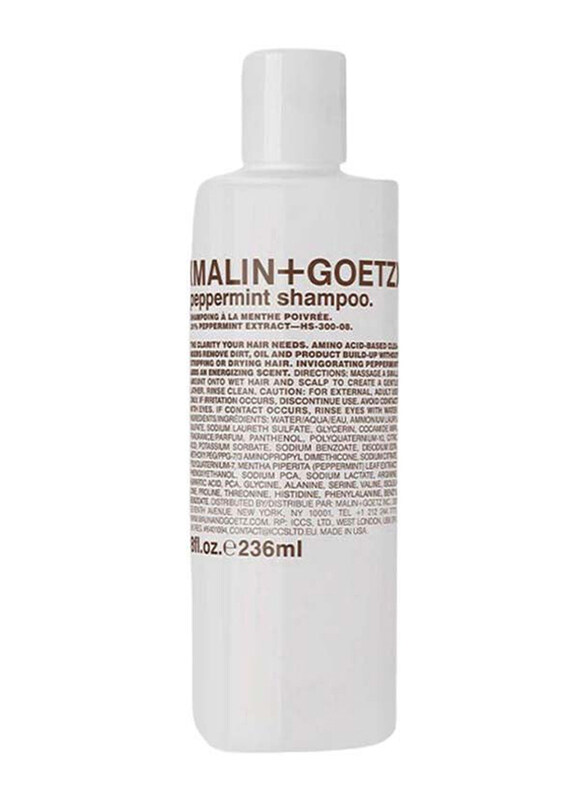 

Malin + Goetz Peppermint Shampoo Clear for All Hair Types, 236ml