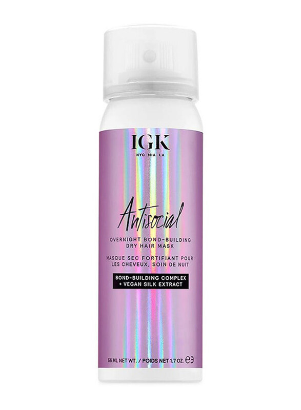

IGK Antisocial Overnight Bond-building Dry Hair Mask for All Hair Types, 1.7oz