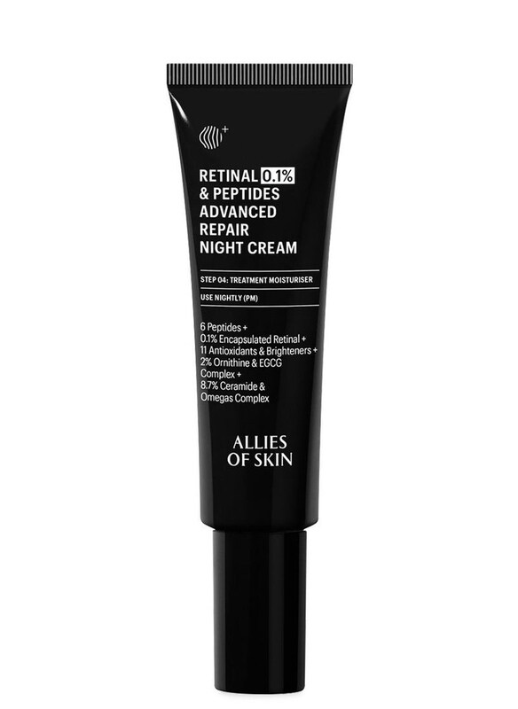 

Allies of Skin 0.1% Retinal & Peptides Advanced Repair Night Cream, 48ml