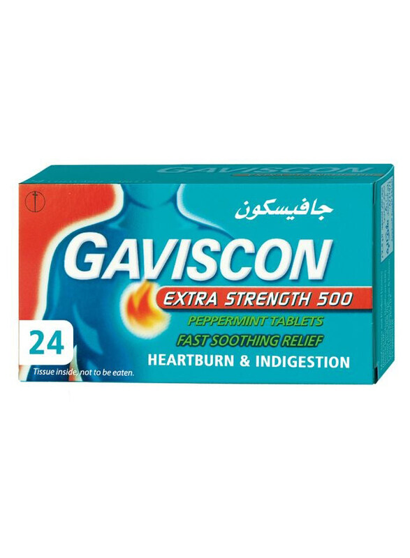 

Gaviscon Extra Strength Peppermint, 24 Tablets