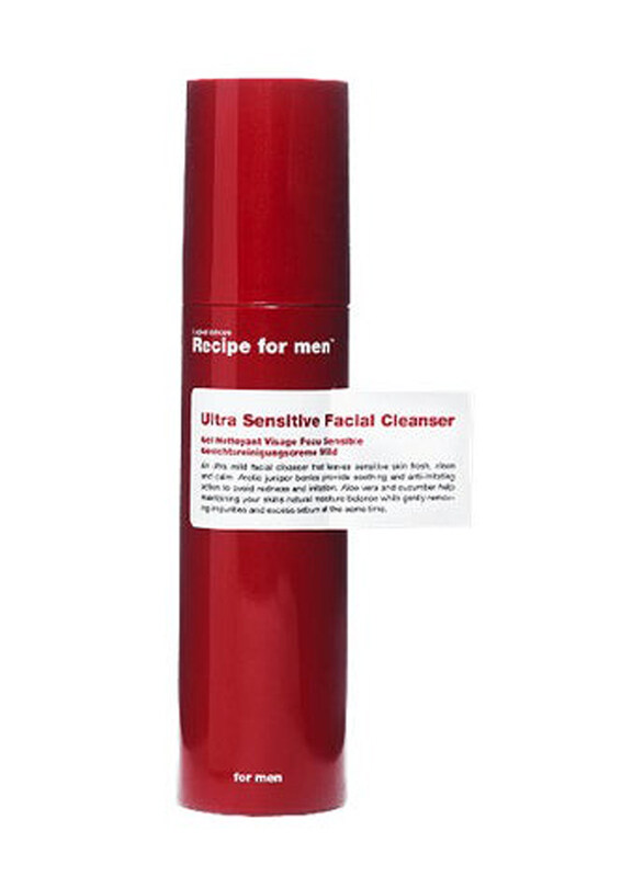 

Recipe for Men Ultra Sensitive Facial Cleanser, 100ml