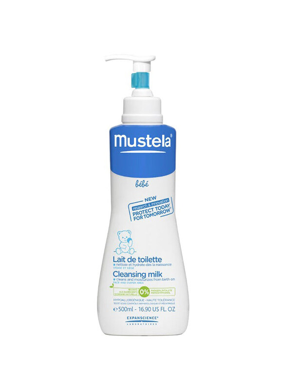 

Mustela 500ml Cleansing Milk, White
