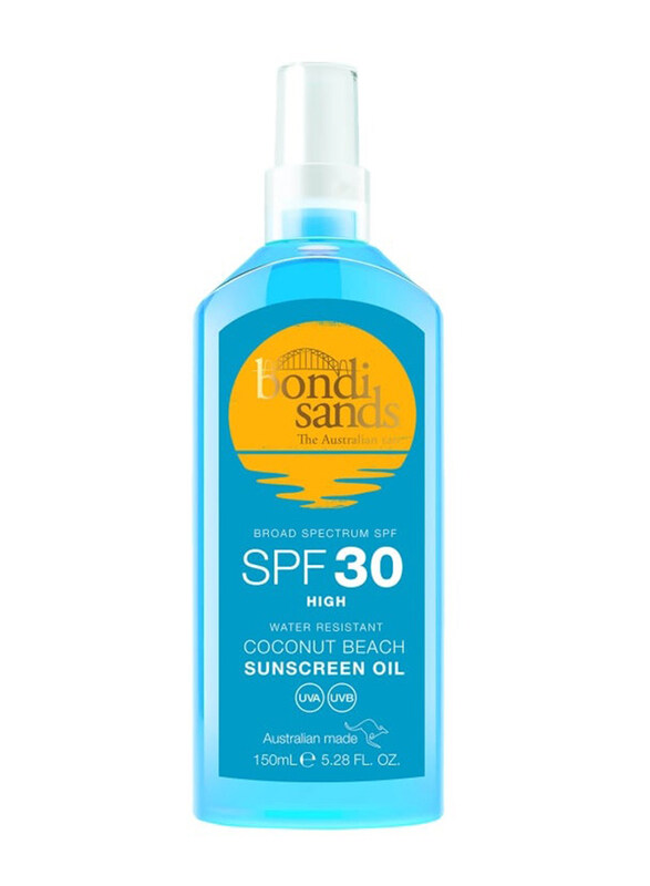 

Bondi Sands Water Resistant Coconut Beach Sunscreen Oil SPF30, 150ml