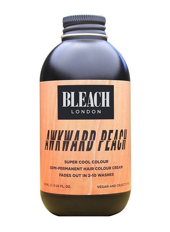 

Bleach London Super Cool Colour, 150ml, Awkward Peach, Peach