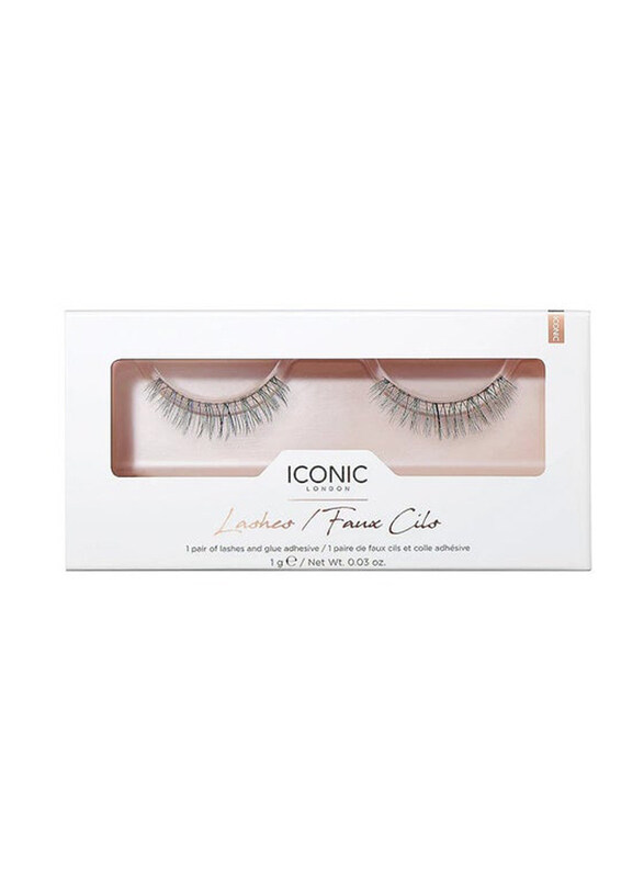 

Iconic London False Lashes, Off Duty Model, Black