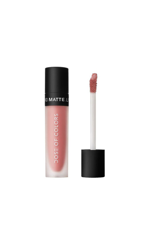 

Dose of Colors Liquid Matte Lipstick, Bare With Me, Pink