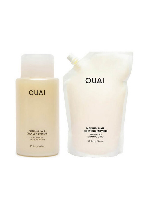 

Ouai Medium Shampoo & Refill Bundle All Hair Types, 946ml & 300ml, 2 Pieces
