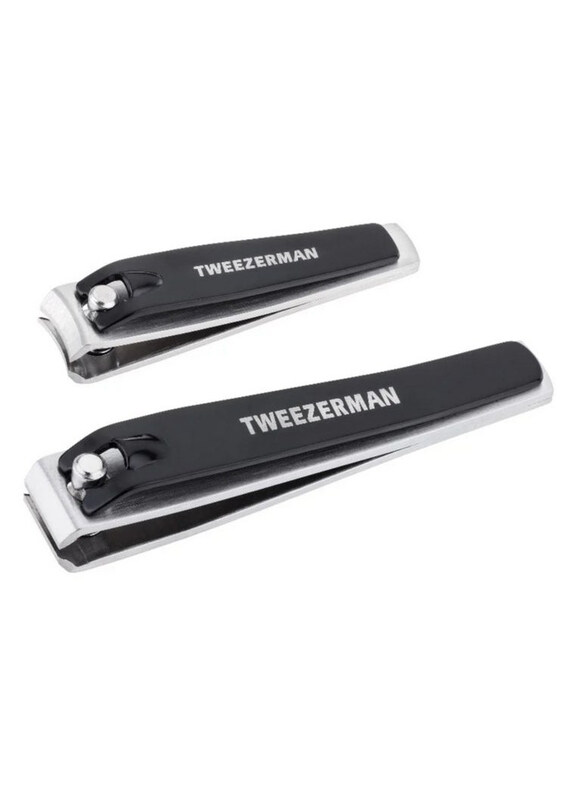 

Tweezerman Combo Nail Clipper Set, Black/Silver