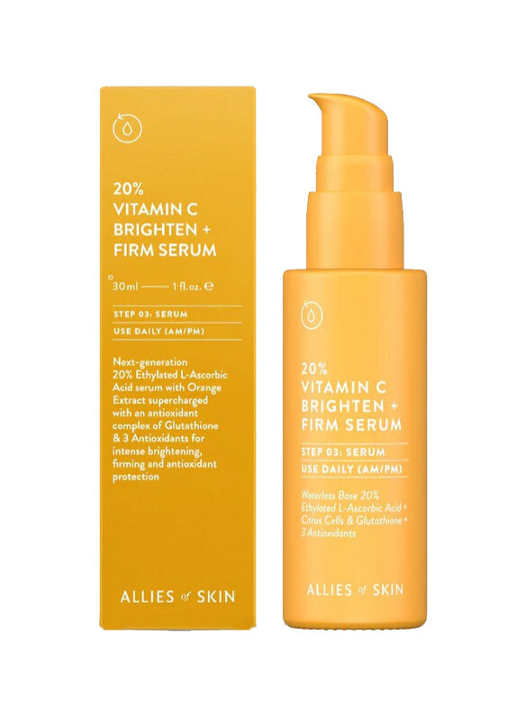 

Allies of Skin 20% Vitamin C Brighten + Firm Serum, 30ml