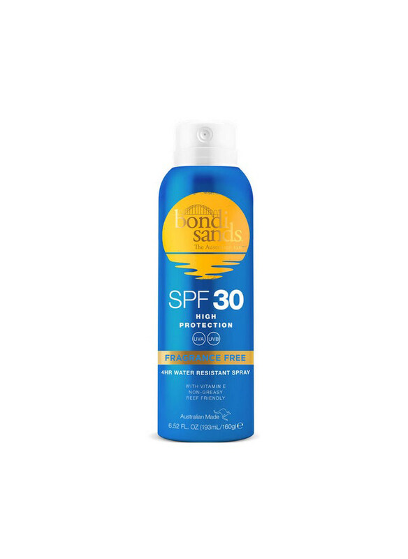 

Bondi Sands SPF30 Aerosol Fragrance Free Mist Spray, 160gm