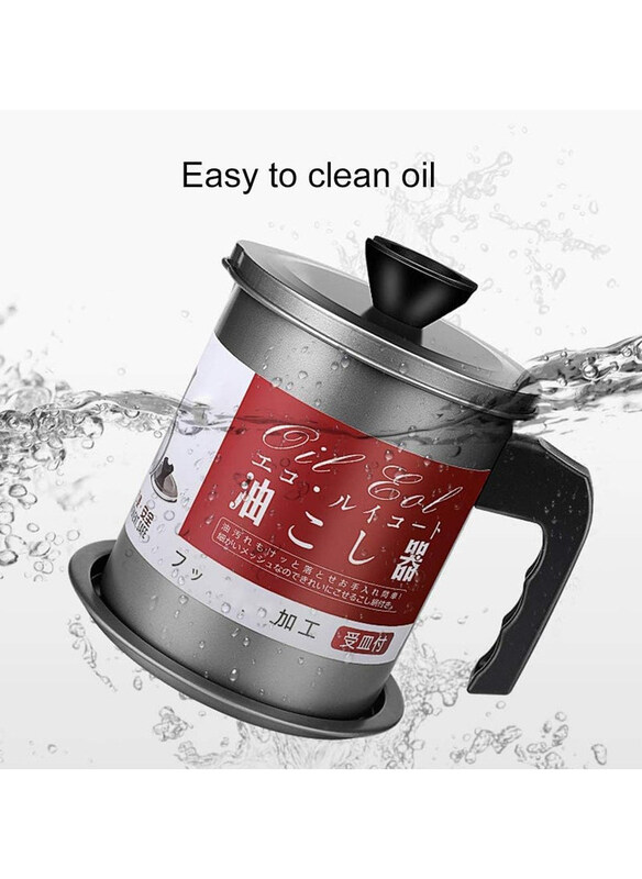 

Generic 1.4L Oil Strainer Stainless Steel Container, Muticolour