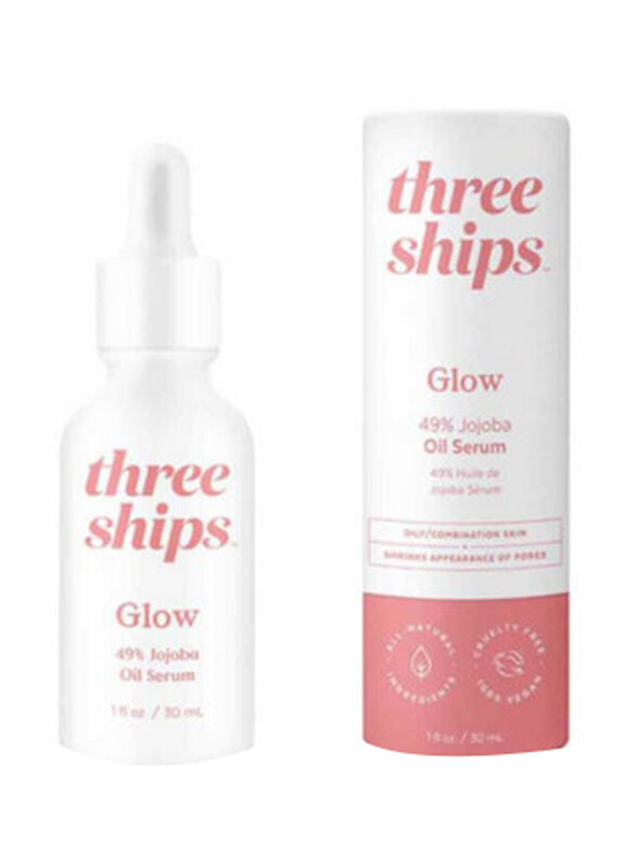 

Three Ships Glow Jojoba Oil Face Serum, 30ml