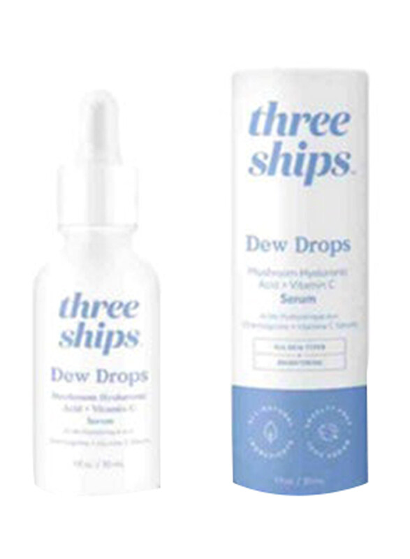 

Three Ships Dew Drops Mushroom Hyaluronic Acid Plus Vitamin C Serum, 30ml