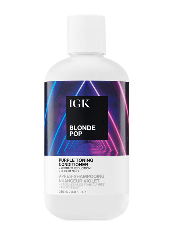 

IGK Blonde Pop Purple Toning Conditioner for All Hair Types, 8oz
