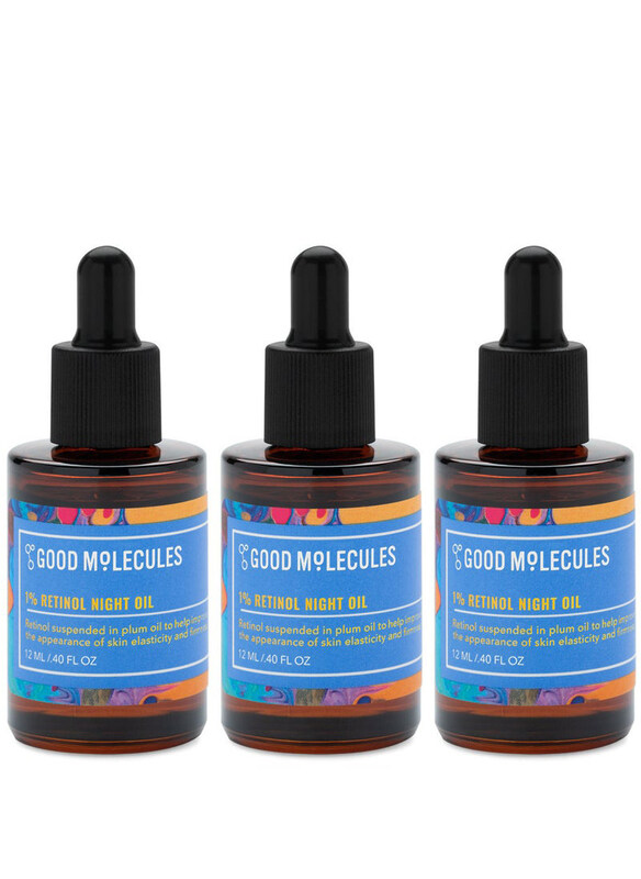 

Good Molecules 1% Retinol Night Oil, 3 x 12ml