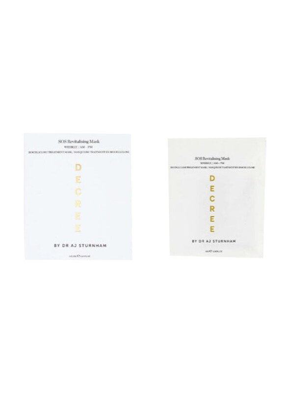 

Decree Sos Revitalising Face Mask, 6 Pieces