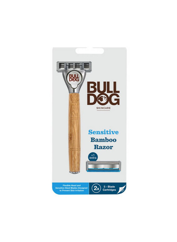 

Bulldog Sensitive Bamboo Razor with 4 Refills, 1 Piece