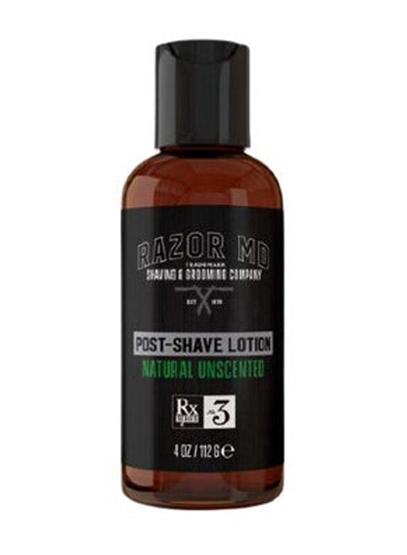 

Razor MD Post-Shave Lotion Natural Unscented, 112gm