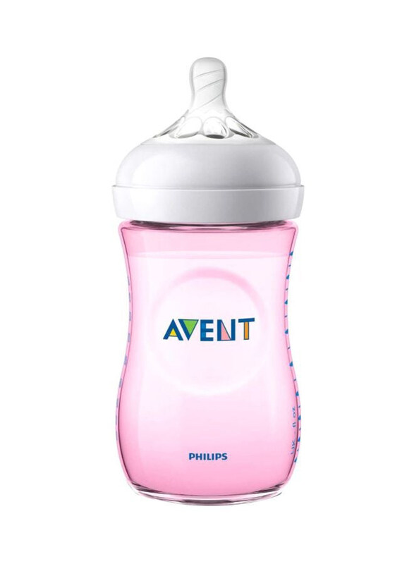 

Philips Avent Natural Baby Bottle, 260ml, Pink