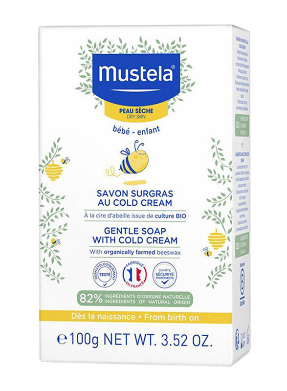 

Mustela Gentle and Organic Baby Soap With Cold Cream, 100g