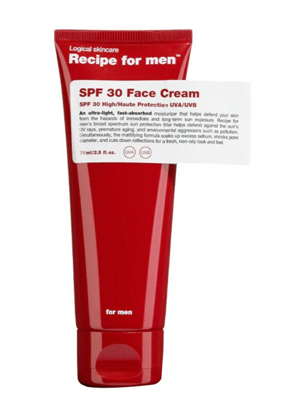 

Recipe for Men Spf 30 Face Cream, 75ml