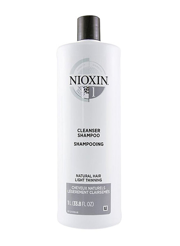 

Nioxin Derma Purifying System 1 Cleanser Shampoo, Natural Hair, Light Thinning, 1000ml
