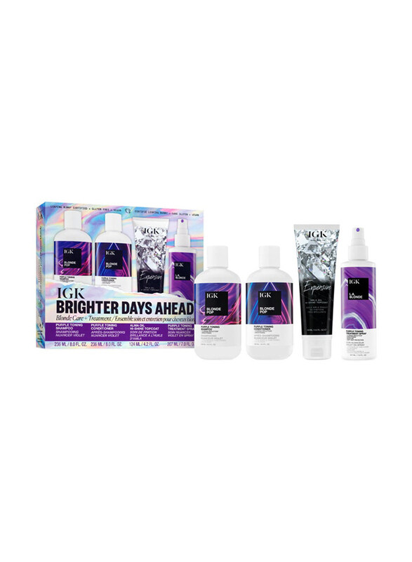 

IGK Brighter Days Ahead Kit for All Hair Types, 4 Piece