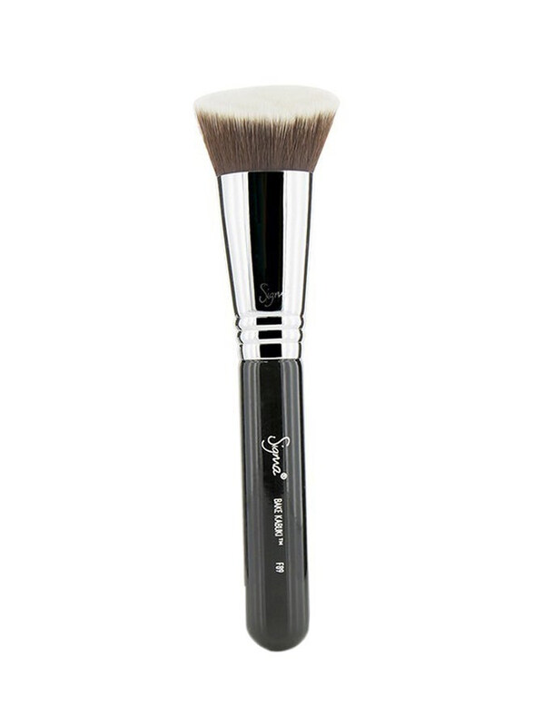 

Sigma Beauty Bake Kabuki Brush, Black/Silver/White