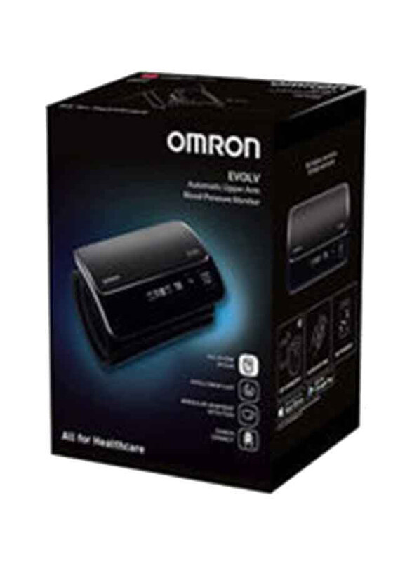

Omron Evolv Wireless All-In-One Upper Arm Blood Pressure Monitor, HEM-7600T-E, Black