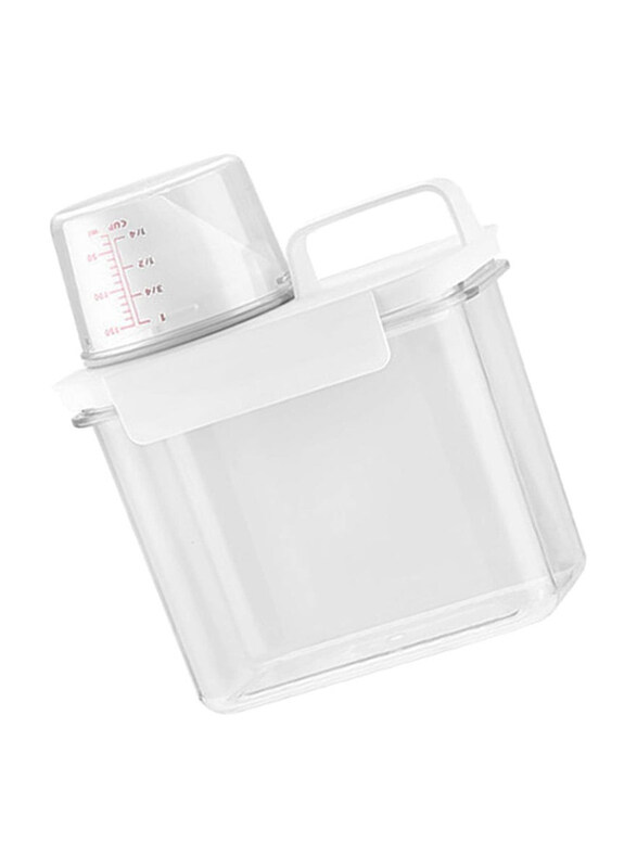 

Generic Laundry Detergent Dispenser With Measuring Cup, Clear