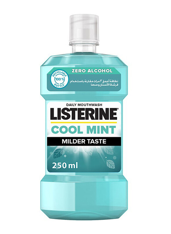 

Listerine Cool Mint Flavour Daily Mouthwash Milder Taste, 250ml
