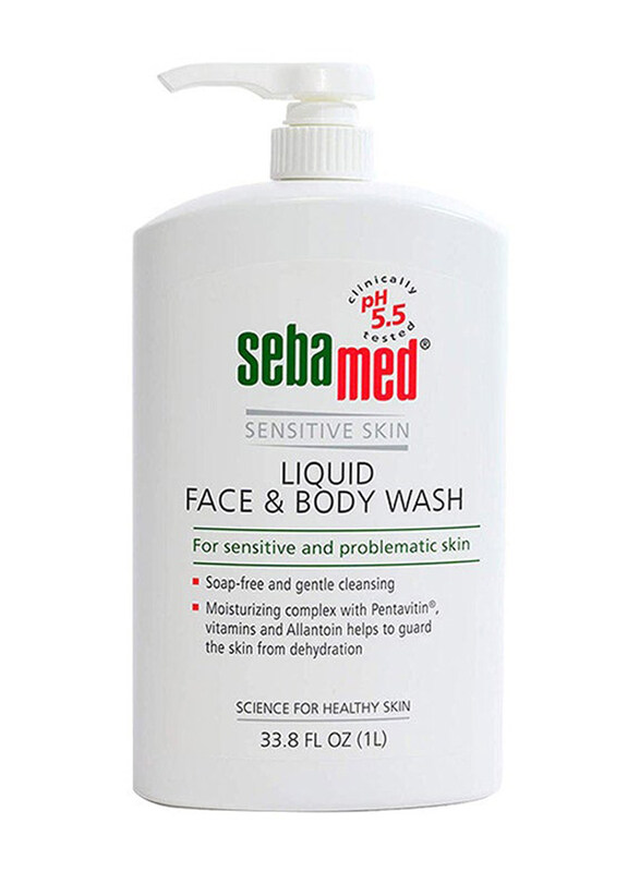 

Sebamed Face and Body Wash for Sensitive Skin With Olives, 1000ml