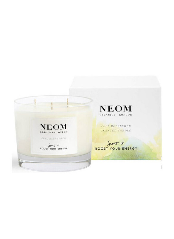 

Neom Feel Refreshed Scented 3 Wick Candle, White
