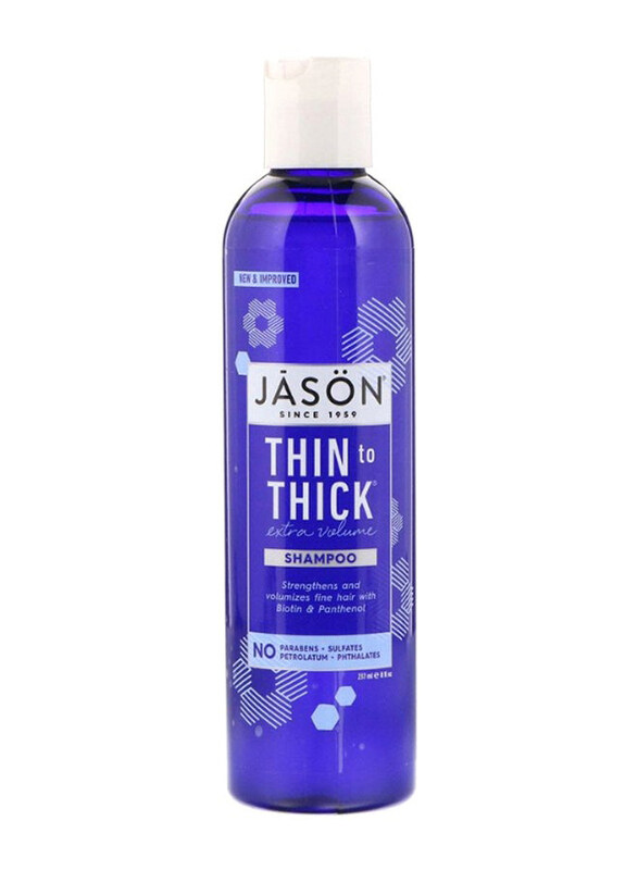 

Jason Natural Thin to Thick Extra Volume Shampoo for All Hair Types, 237ml