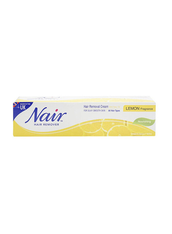 

Nair Lemon Fragrance Hair Removal Cream with Baby Oil, 110gm