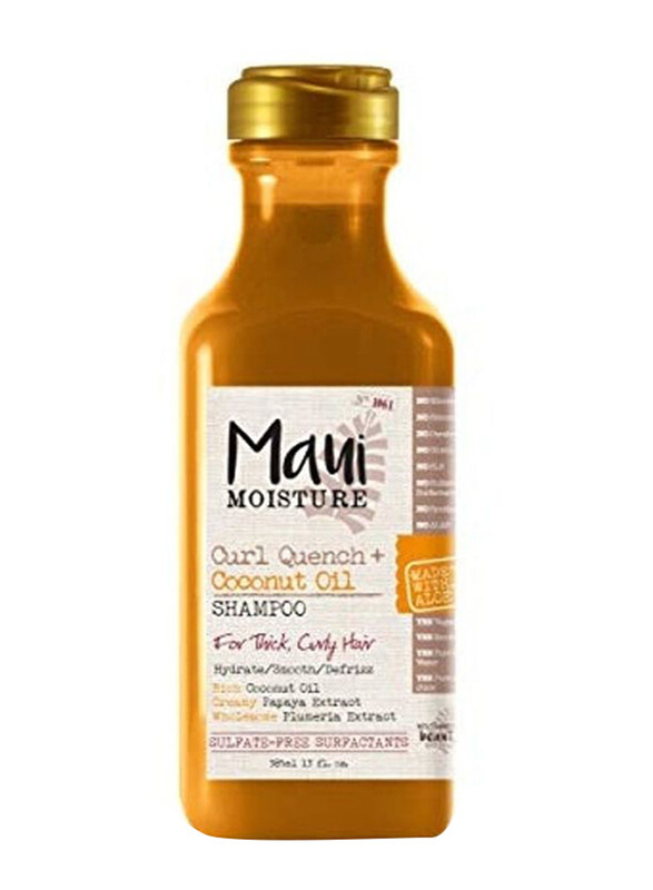 

Maui Moisture Curl Quench And Coconut Oil Curl-Defining Anti-Frizz Shampoo for Curly Hair, 385ml