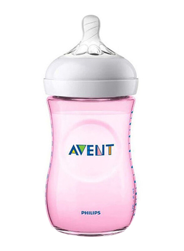 

Philips Avent Natural Baby Bottle, 260ml, Pink