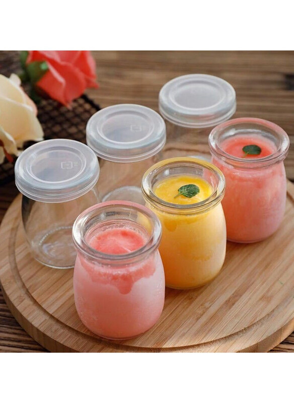 

Generic Multipurpose Glass Jar, 6 Piece, Clear