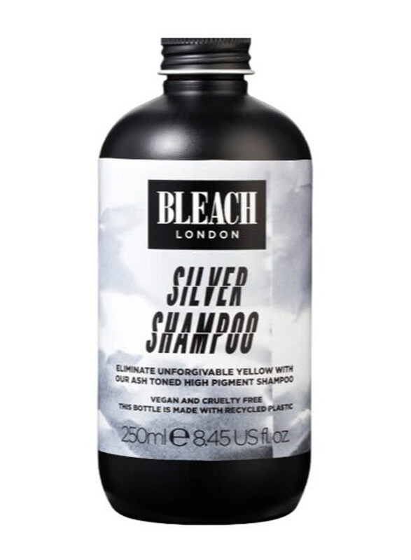 

Bleach London Silver Shampoo for All Hair Types, 250ml