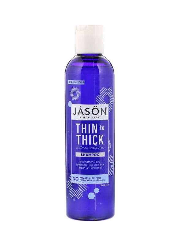 

Jason Natural Thin to Thick Extra Volume Shampoo for All Hair Types, 237ml