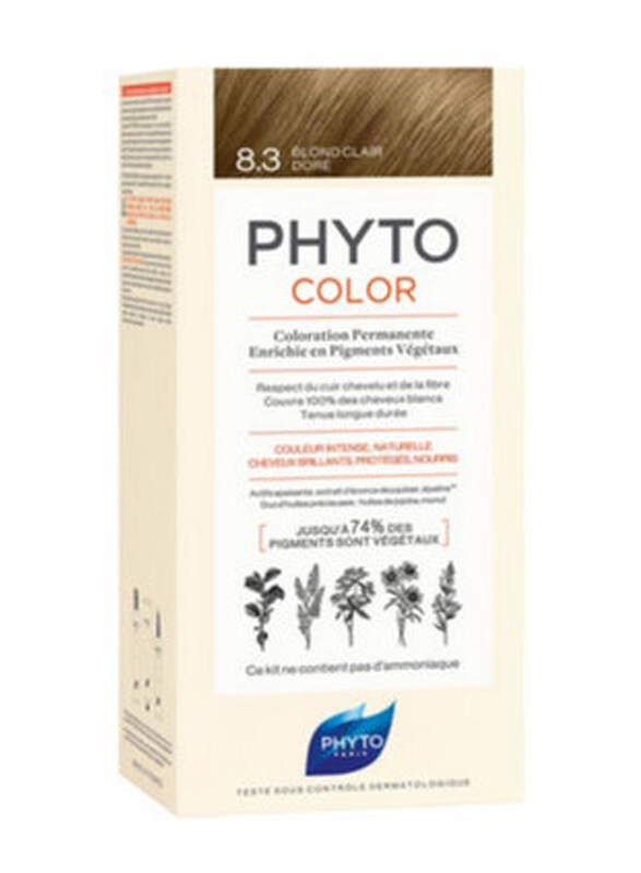 

Phyto Hair Colour, 180gm, 8.3 Light Golden Blonde