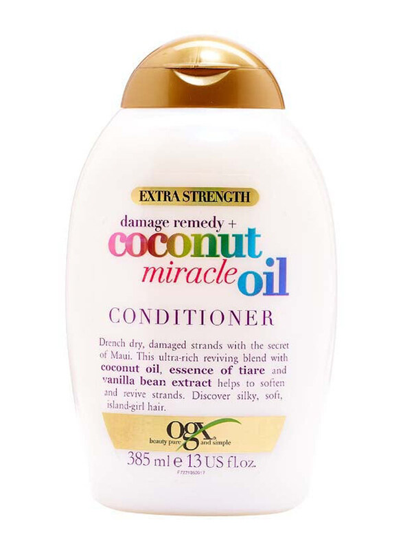 

Ogx Extra Strength Damage Remedy+ Coconut Miracle Oil Conditioner, 385ml